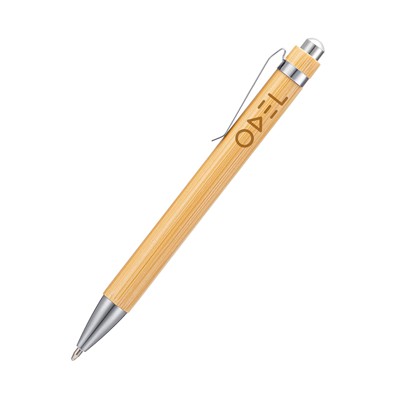 Picture of BAMBOO RETRACTABLE BALL PEN PEN