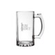 16 OZ BEER MUG-FROSTED ETCHED image 2