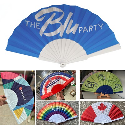 Picture of 9 INCH PLASTIC-RIBS FABRIC FAN-14 RIBS