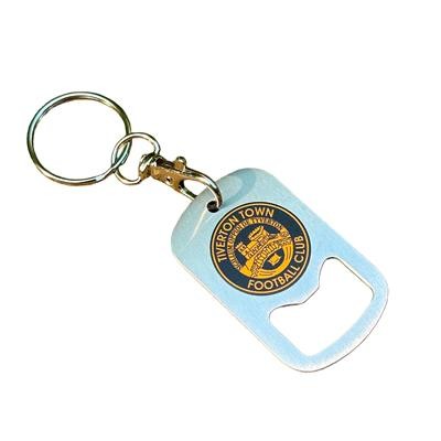 Picture of CUSTOM METAL BEER OPENER KEYRING with Full Colour Logo Print
