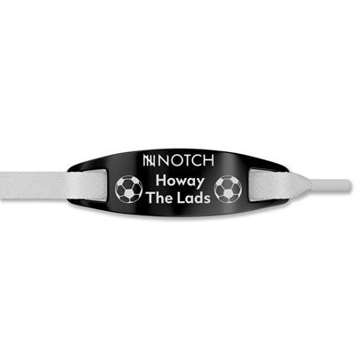 Picture of NOTCH® LACE TAG MADE FROM ALUMINIUM in Vibrant Anodised Black Colour