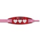 Picture of NOTCH® LACE TAG MADE FROM ALUMINIUM in Vibrant Anodised Red Colour