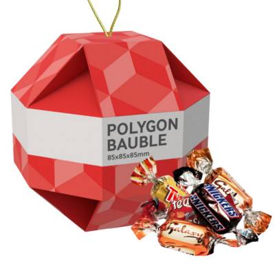 Picture of LARGE CHRISTMAS SWEETS BAUBLE - CELEBRATIONS - 5 CHOCOLATE