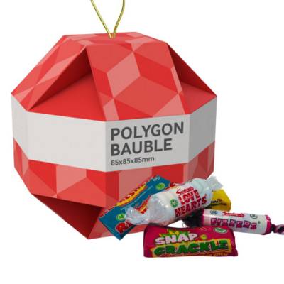 Picture of LARGE CHRISTMAS SWEETS BAUBLE - SWIZZELS MINI MIX - 60G