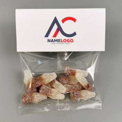 Picture of HEADER SWEETS BAG - FIZZY COLA BOTTLES - 40G