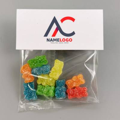 Picture of HEADER SWEETS BAG - VEGAN FIZZY BEARS - 50G