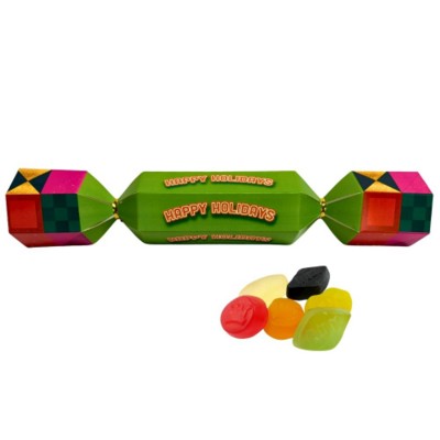 Picture of LUXURY CHRISTMAS SWEETS CRACKER - WINE GUMS - 60G