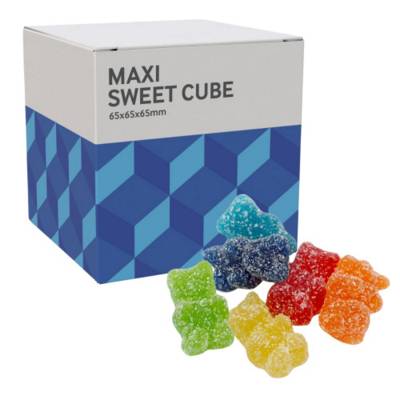 Picture of MAXI SWEETS CUBE - FIZZY VEGAN BEARS - 60G