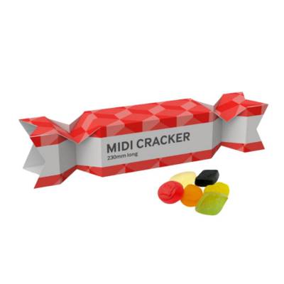 Picture of MIDI CHRISTMAS SWEETS CRACKER - WINE GUMS - 40G.