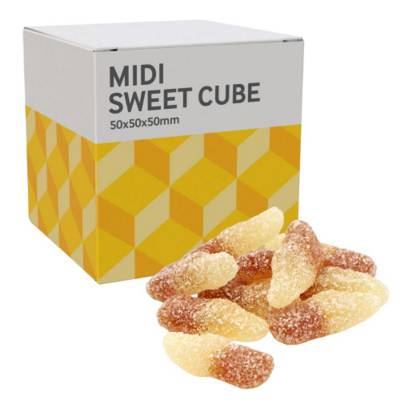 Picture of MIDI SWEETS CUBE - FIZZY COLA BOTTLES - 40G
