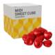 Picture of MIDI SWEETS CUBE - FOILED CHOCOLATE HEARTS - 50G