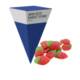 Picture of MIDI ECO SWEETS CONE PYRAMID - FIZZY STRAWBERRIES - 40G