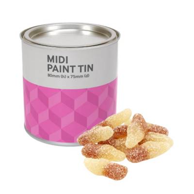 Picture of SWEETS PAINT TIN - FIZZY COLA BOTTLES - 60G