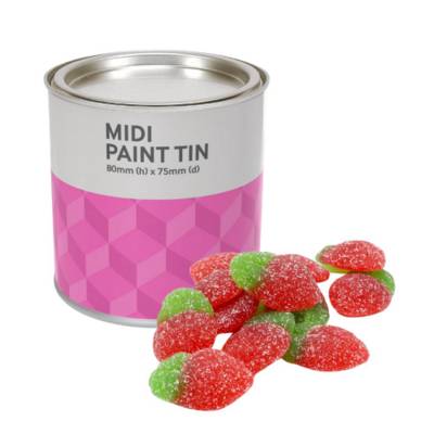 Picture of SWEETS PAINT TIN - FIZZY STRAWBERRIES - 60G