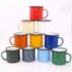 12OZ ENAMEL MUG with Black Rim image 2