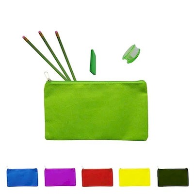 Picture of 8,5 INCHX5 INCH NON-WOVEN PENCIL POUCH ZIPPER CLOSED