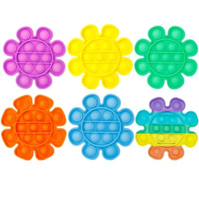 Picture of FLOWER SHAPE PUSH POP BUBBLE SENSORY FIDGET TOY