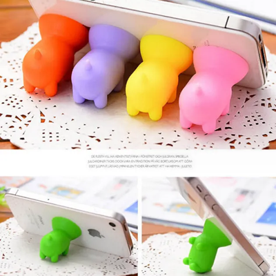 Picture of SILICONE PIG SMART MOBILE PHONE HOLDER