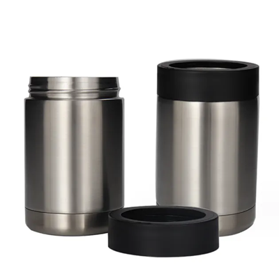Picture of 12OZ STAINLESS STEEL METAL THERMAL INSULATED CAN COOLER BEER BOTTLE HOLDER