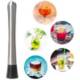 Picture of STAINLESS STEEL METAL COCKTAIL MUDDLER LEMON HAMMER SWIZZLE STICK