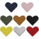 Picture of MINI PAGE CORNER LEATHER HEART BOOKMARK