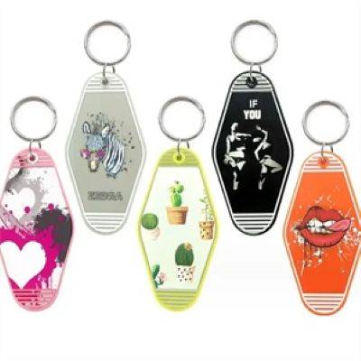 Picture of PLASTIC HOTEL KEYRING CHAIN MOTEL KEY TAG