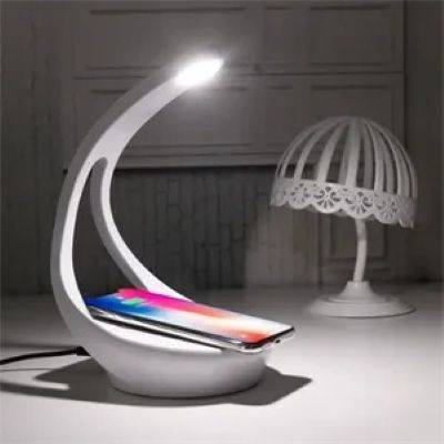 Picture of FAST QI CORDLESS CHARGER STAND LED DESK LAMP