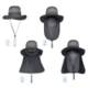 Picture of PROTECTION CAP WIDE BRIM FISHING HAT with Face & Neck Flap