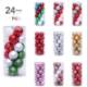 Picture of 24PCS CHRISTMAS BALLS SET WEDDING PARTY ORNAMENTS