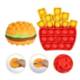 Picture of 3D ANTI-PRESSURE HAMBURGER FRIES POP TOYS