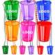 Picture of BACHELOR PARTY PLASTIC BEAD CHAIN CUP CLEAR TRANSPARENT SHOT GLASS