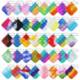 Picture of SQUARE PUSH BUBBLE POPS FIDGET KEYRING CHAIN