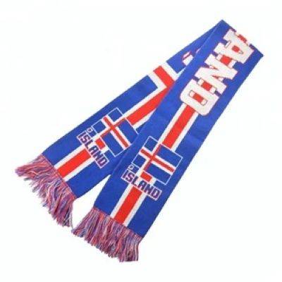 Picture of ACRYLIC KNIT STADIUM SCARF with Fringe