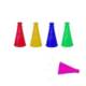 Picture of 9IN PLASTIC MEGAPHONE