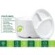 Picture of 9 INCHES BIODEGRADABLE DISPOSABLE 3 COMPARTMENTS PLATE