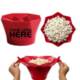 Picture of MICROWAVE SILICON FOLDING POPCORN BUCKET BOWL