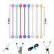 Picture of SILICON MAGNETIC CLIPS CABLE STRAPS CORD ORGANIZERS
