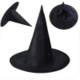 Picture of BLACK HALLOWEEN WITCH HAT PARTY CAP