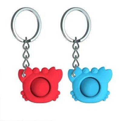 Picture of CRAB FIDGET DIMPLE KEYRING CHAIN