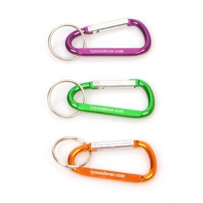 Picture of ALUMINIUM CARABINER with Keyring.