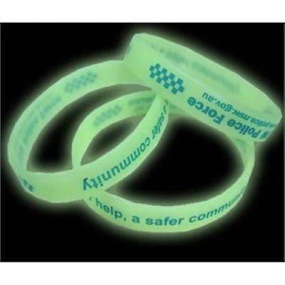 Picture of GLOW in the Dark Silicon Bracelet