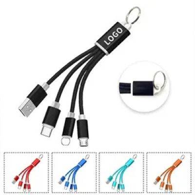 Picture of KEYCHAIN CHARGER THREE in One USB Cable