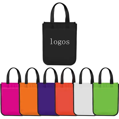 Picture of SMALL LAMINATED SHOPPER TOTENON-WOVEN FABRIC