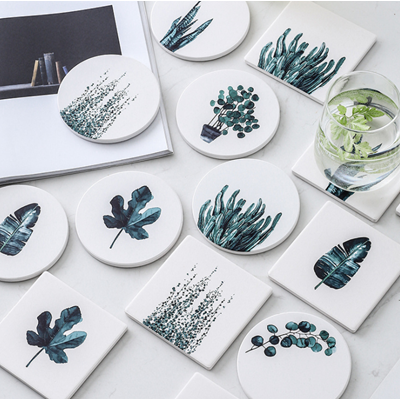 Picture of ABSORBENT CERAMIC POTTERY COASTER