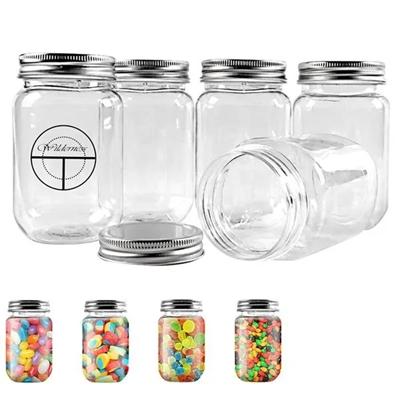 Picture of CLEAR TRANSPARENT PLASTIC MASON JAR STYLE CUP
