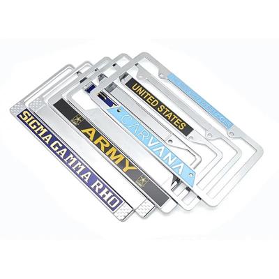 Picture of CUSTOM SHAPE 3D ZINC METAL LICENSE PLATE FRAMES
