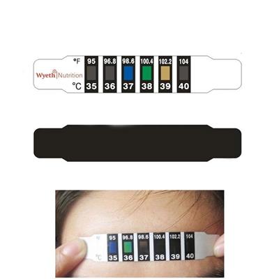 Picture of REUSABLE BABY FOREHEAD THERMOMETER STRIPS