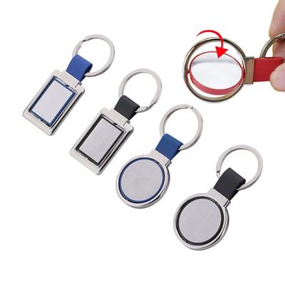Picture of ROUND METAL SPINNER KEY TAG