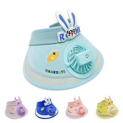 Picture of CHILDRENS OPEN TOP SUN HAT with Built in Fan, Uv Protection