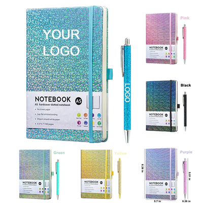 Picture of STARRY STRAP-ON NOTE BOOK with Pen